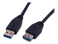 MCL - Rallonge de câble USB - USB type A (M) pour USB type A (F) - USB 3.0 - 1 m MC923AMF-1M/N