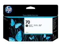 HP 70 - 130 ml - noir mat - original - DesignJet - cartouche d'encre - pour DesignJet HD Pro MFP, T120, Z2100, Z3100, Z3100ps, Z3200, Z3200ps, Z5200, Z5400 C9448A