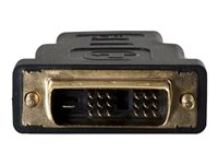 C2G Velocity Inline Adapter - Adaptateur vidéo - DVI-D mâle pour HDMI femelle - noir 80347
