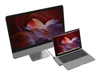 HyperDrive Solo 7-in-1 Hub - Station d'accueil - USB-C - HDMI GN21D-GRAY