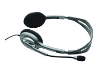 Logitech Stereo Headset H110 - Micro-casque - sur-oreille - filaire 981-000271