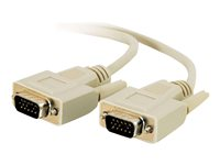 C2G Economy - Câble VGA - HD-15 (VGA) (M) pour HD-15 (VGA) (M) - 5 m - moulé, vis moletées 81163