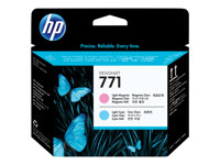 HP 771 - Magenta clair, cyan clair - tête d'impression - pour DesignJet Z6200, Z6600 Production Printer, Z6800 Photo Production Printer CE019A