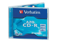 Verbatim AZO Crystal - 10 x CD-R - 700 Mo 52x - boîtier CD 43327
