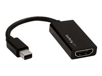 StarTech.com Adaptateur Mini DisplayPort vers HDMI - Convertisseur Mini DP vers HDMI - M/F - Ultra HD 4K 60 Hz - Noir - Convertisseur vidéo - DisplayPort - HDMI MDP2HD4K60S