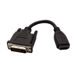 VALUE Adaptateur HDMI-DVI, HDMI F - DVI-D M 12.99.3116