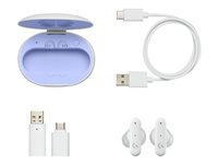 Logitech G FITS - Écouteurs sans fil avec micro - intra-auriculaire - Bluetooth / LIGHTSPEED - blanc 985-001183
