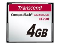 Transcend CF220I Industrial Temp - carte mémoire flash - 4 Go - CompactFlash TS4GCF220I