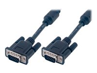MCL Samar - Câble VGA - HD-15 (VGA) (M) pour HD-15 (VGA) (M) - 15 m - noir MC340B/15P-15M
